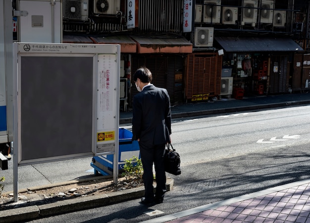 Städtische Landschaft der Stadt Tokio während des Tages