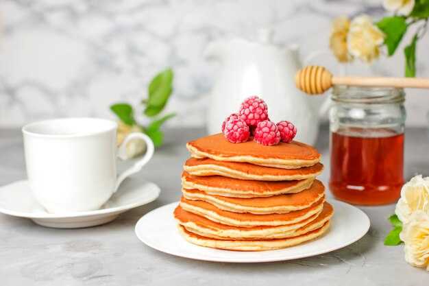 Stapel Pfannkuchen