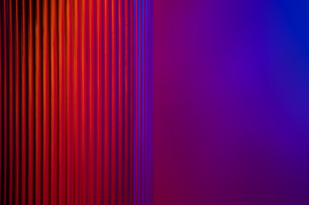 Ästhetischer Hintergrund mit Neon-LED-Lichteffekt mit Farbverlauf