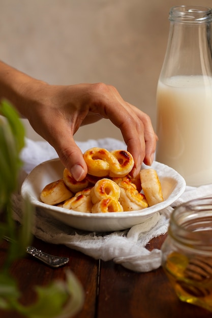 Stilleben mit köstlichem Marzipan