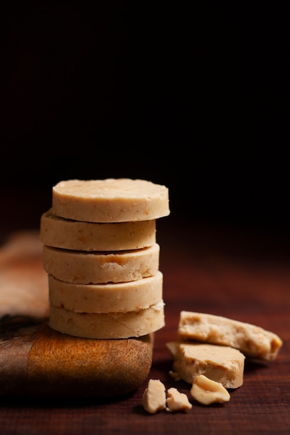 Stilleben mit köstlichem Marzipan