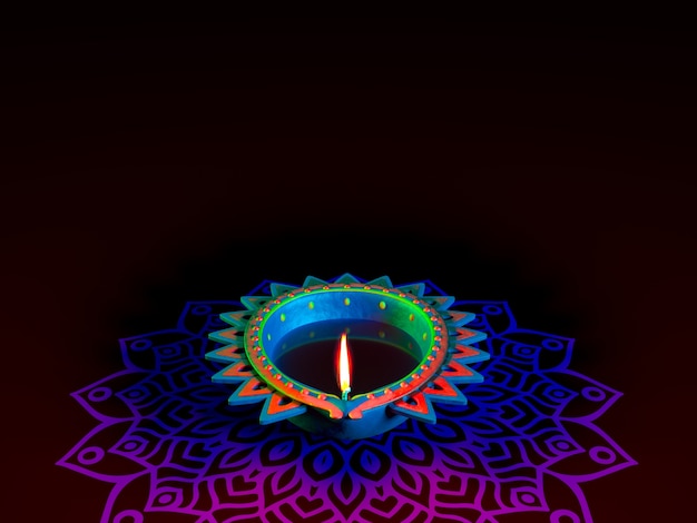 Stillleben für Diwali-Feier