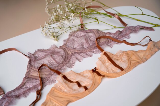 Stillleben mit BH-Dessous