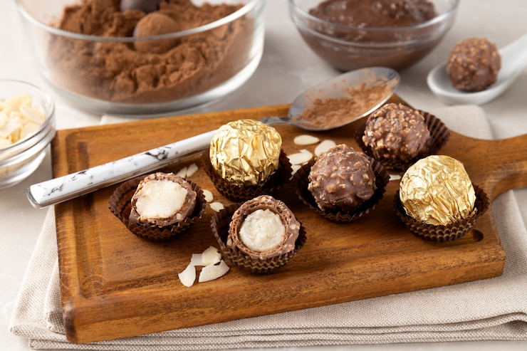 Kostenlose Foto stillleben mit köstlichem marzipan-dessert