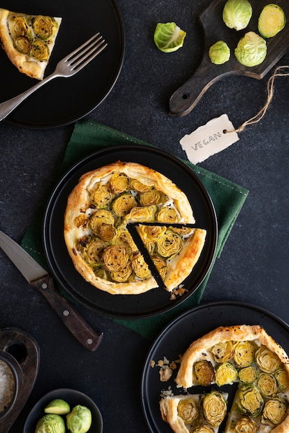 Stillleben mit veganer Bäckerei