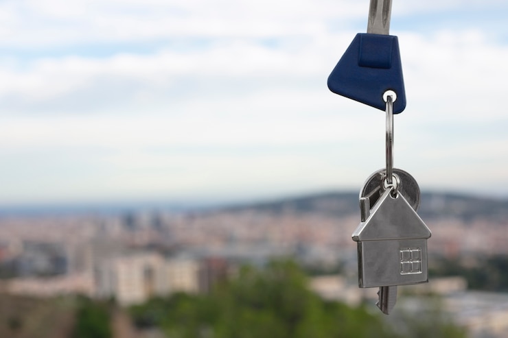 Kostenlose Foto stillleben von schlüsseln zu einem neuen zuhause