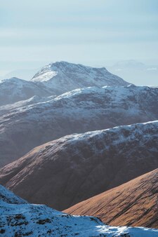 Stob dearg in glen coe in den schottischen highlands, uk