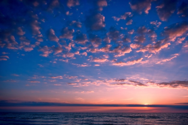 Strand bei Sonnenuntergang