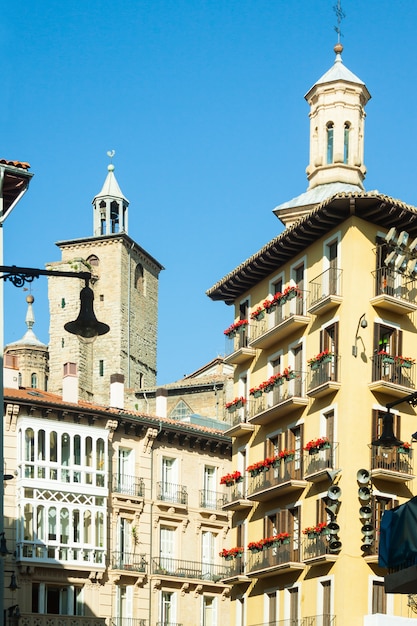 Straße Pamplona. Navarra