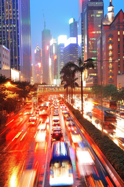 Straßenansicht von Hongkong