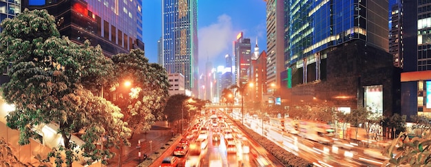 Straßenansicht von Hongkong