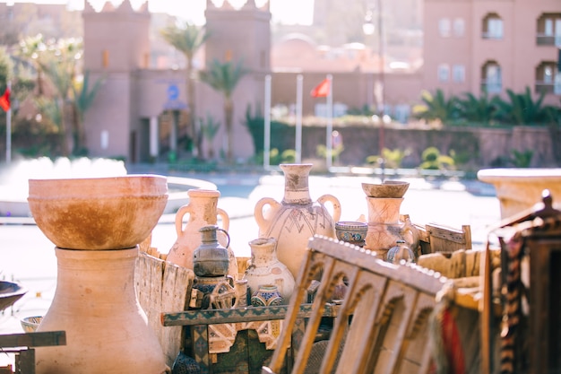 Kostenloses Foto straßenszene in marrakesch