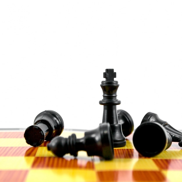 Strategie Wettbewerbsstücke Schachbrett Schachmatt