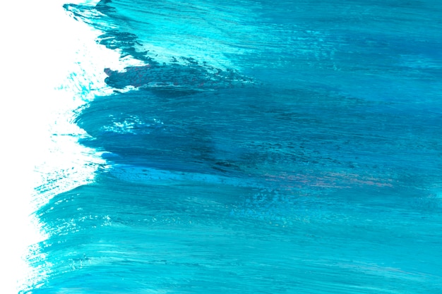 Strukturierter Hintergrund des blauen und aquamarinen Bürstenanschlags