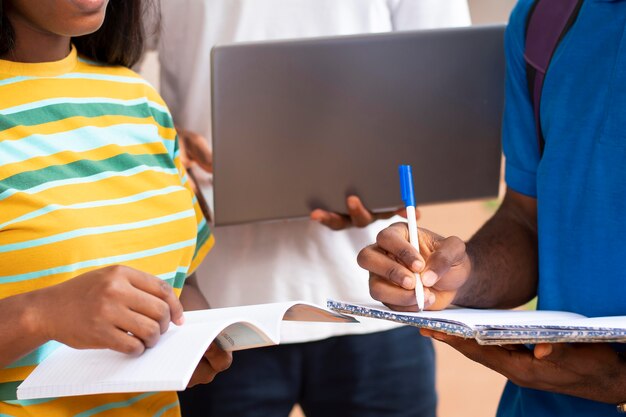 Studiengruppe afrikanischer Menschen