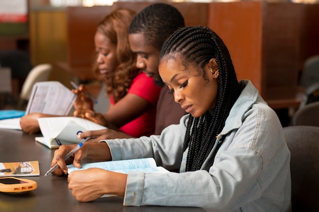 Studiengruppe afrikanischer Menschen