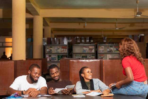 Studiengruppe afrikanischer Menschen