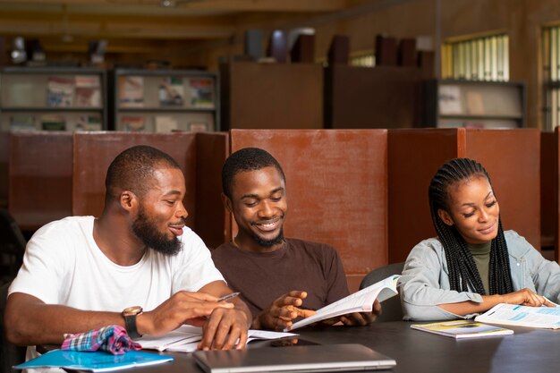 Studiengruppe afrikanischer Menschen