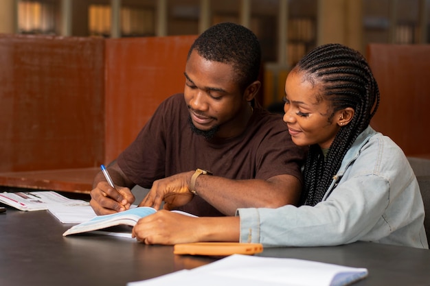 Studiengruppe afrikanischer Menschen