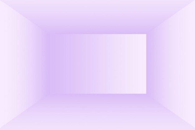 Studio-Hintergrund-Konzept - abstrakter leerer purpurroter Studioraumhintergrund der hellen Steigung für Produkt. Einfacher Studiohintergrund.