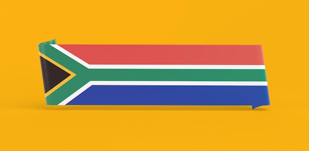 Kostenloses Foto südafrika-flaggenbanner
