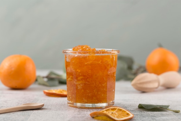 Süße hausgemachte natürliche Orangenmarmelade