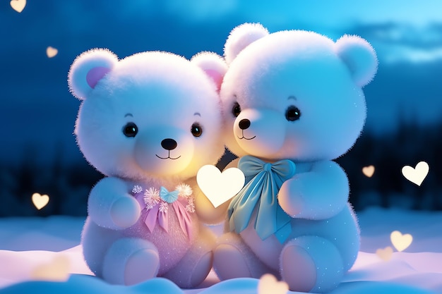 süßes Teddybär-KI-generiertes Bild