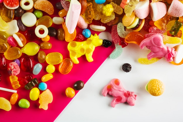 Süßigkeiten in verschiedenen Formen