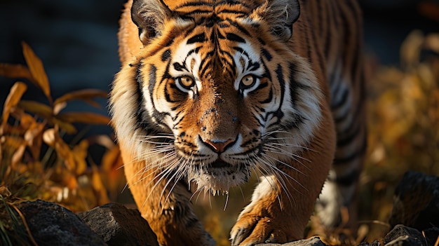 Kostenloses Foto sumatra-tiger panthera tigris altaica
