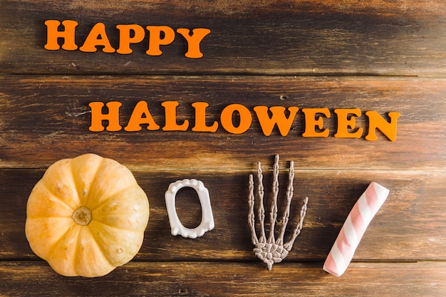Superscription und Halloween Zeug
