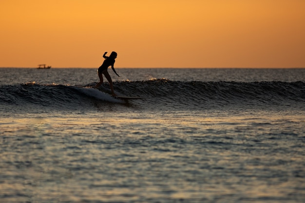 Surfer auf der Welle