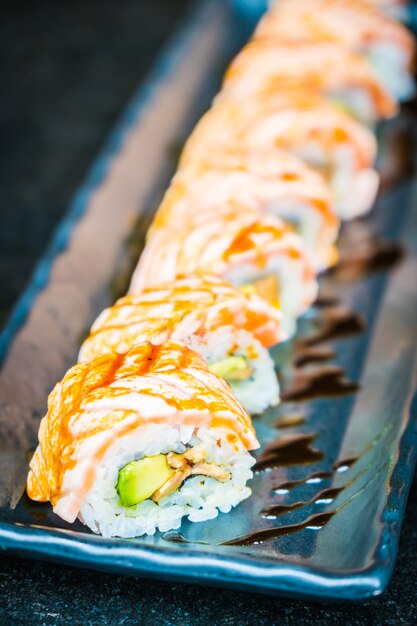 Sushi Lachs Brötchen