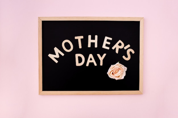 Tafel mit Muttertagstext