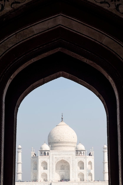 Taj Mahal am Eingangstor