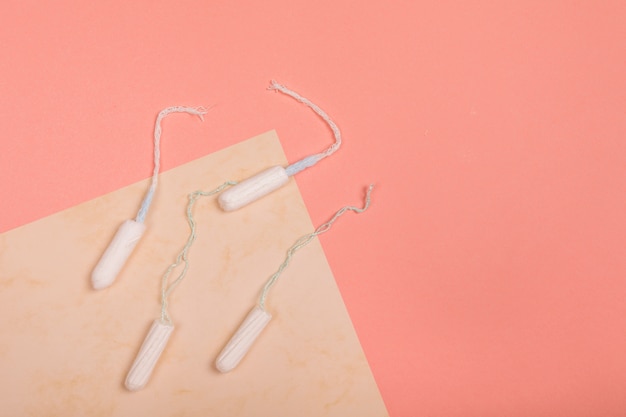 Tampons von oben