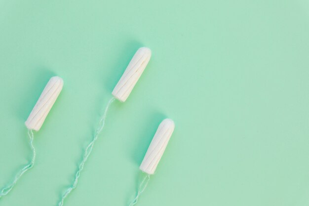 Tampons von oben