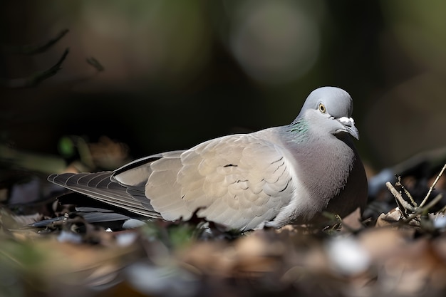 Kostenloses Foto taube in natürlicher umgebung