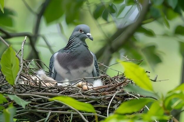 Taube in natürlicher Umgebung