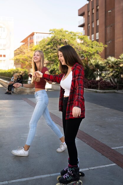 Teenager-Lifestyle in der Stadt