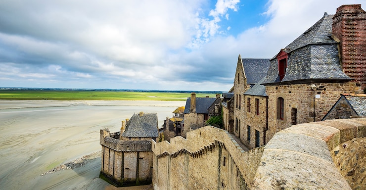 Kostenlose Foto teil von mont-saint-michel, frankreich.
