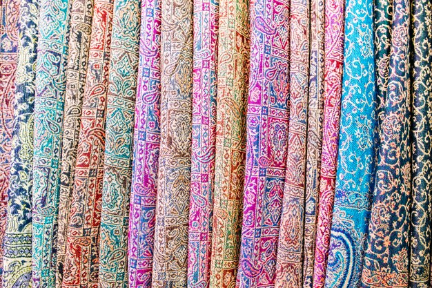 Teppiche auf dem Markt in Marokko