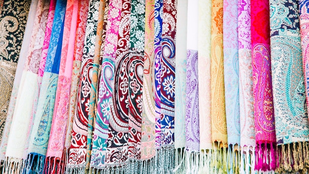 Teppiche auf dem Markt in Marrakesch