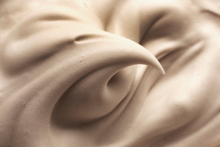 Kostenlose Foto textur der creme hautnah