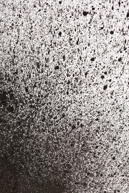 Textur von schwarzer Farbe mit Spritzern
