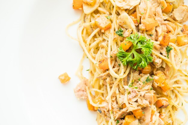 Thunfisch-Spaghetti