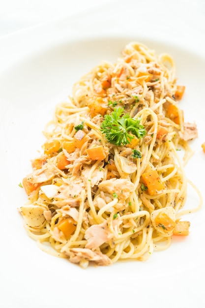 Thunfisch-Spaghetti