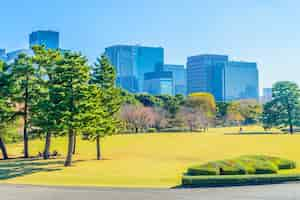 Kostenloses Foto tokyo stadtbild skyline