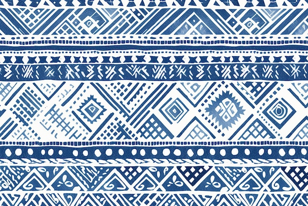 Kostenloses Foto traditionelle dekorationen in der farbe blau