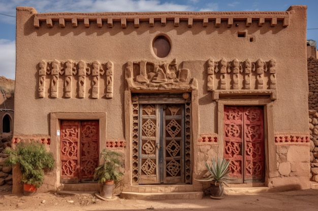 Kostenloses Foto traditionelle hausarchitektur