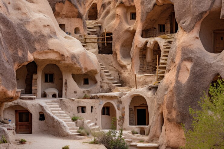 Kostenlose Foto traditionelle innenarchitektur von häusern